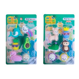 Borradores Kawaii Zoológico x6 und QH-8706