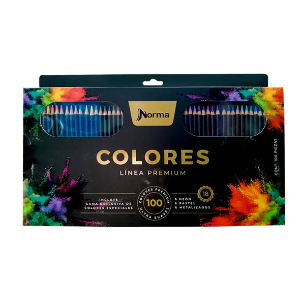 colores norma premium x100, disponibles en papeleria el mayorista cali al mejor precio.