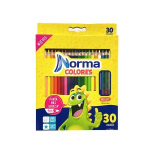 Colores Norma x30 Lápices para una experiencia de dibujo vibrante y precisa