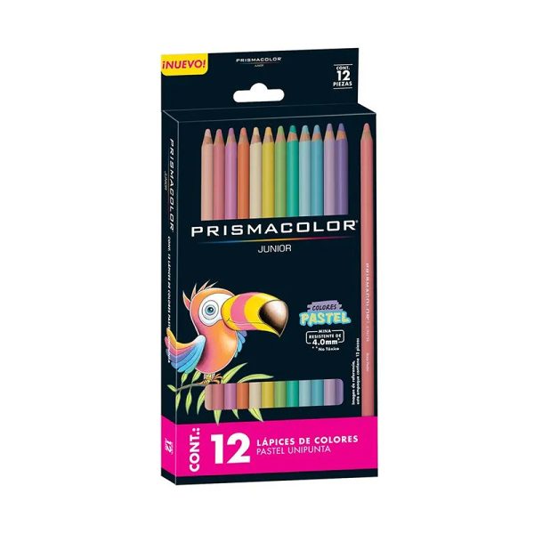 Colores Prismacolor Pastel x12 para una aplicación suave y efectos sutiles en tus obras de arte