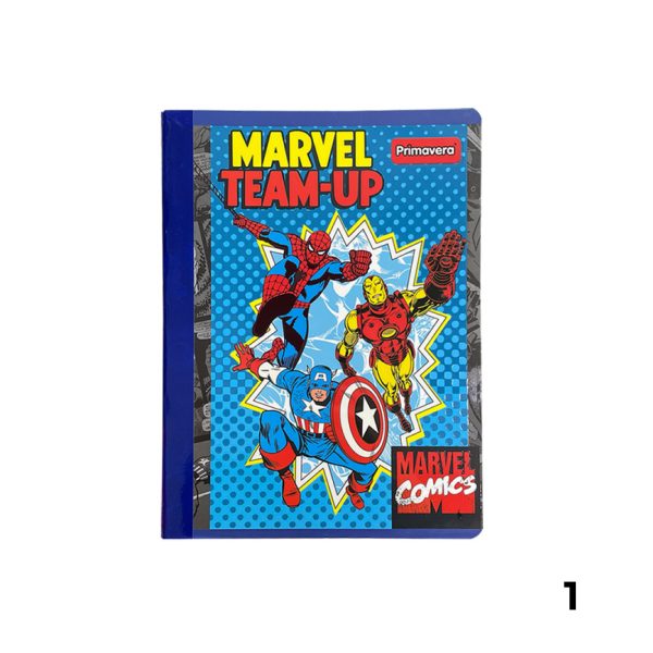 Cuadernos cosidos Primavera Marvel Comics/ 100 hojas