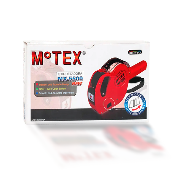 etiqueteadora motex 5500, disponible en Papelería El Mayorista Cali.