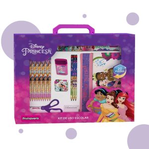 kit escolar de escritura disney princesas, disponible en papeleria el mayorista cali.