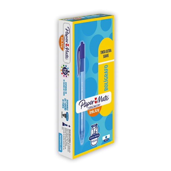 Lapicero Kilométrico 100 RT Paper Mate: la elección perfecta para una escritura fluida y sin interrupciones. lapicero retráctil barato.