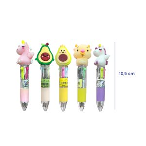 Lapiceros Kawaii mini 4 minas