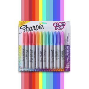 Marcadores Sharpie P.Fina Glam Pop x12