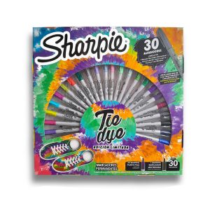 ruleta marcadores sharpie tie dye promoción, disponible en papeleria el mayorista cali